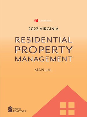 cover image of Virginia Residential Property Management Manual
